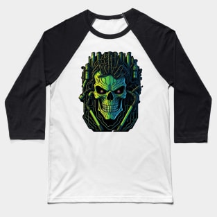 Cyborg Heads S02 D32 Baseball T-Shirt